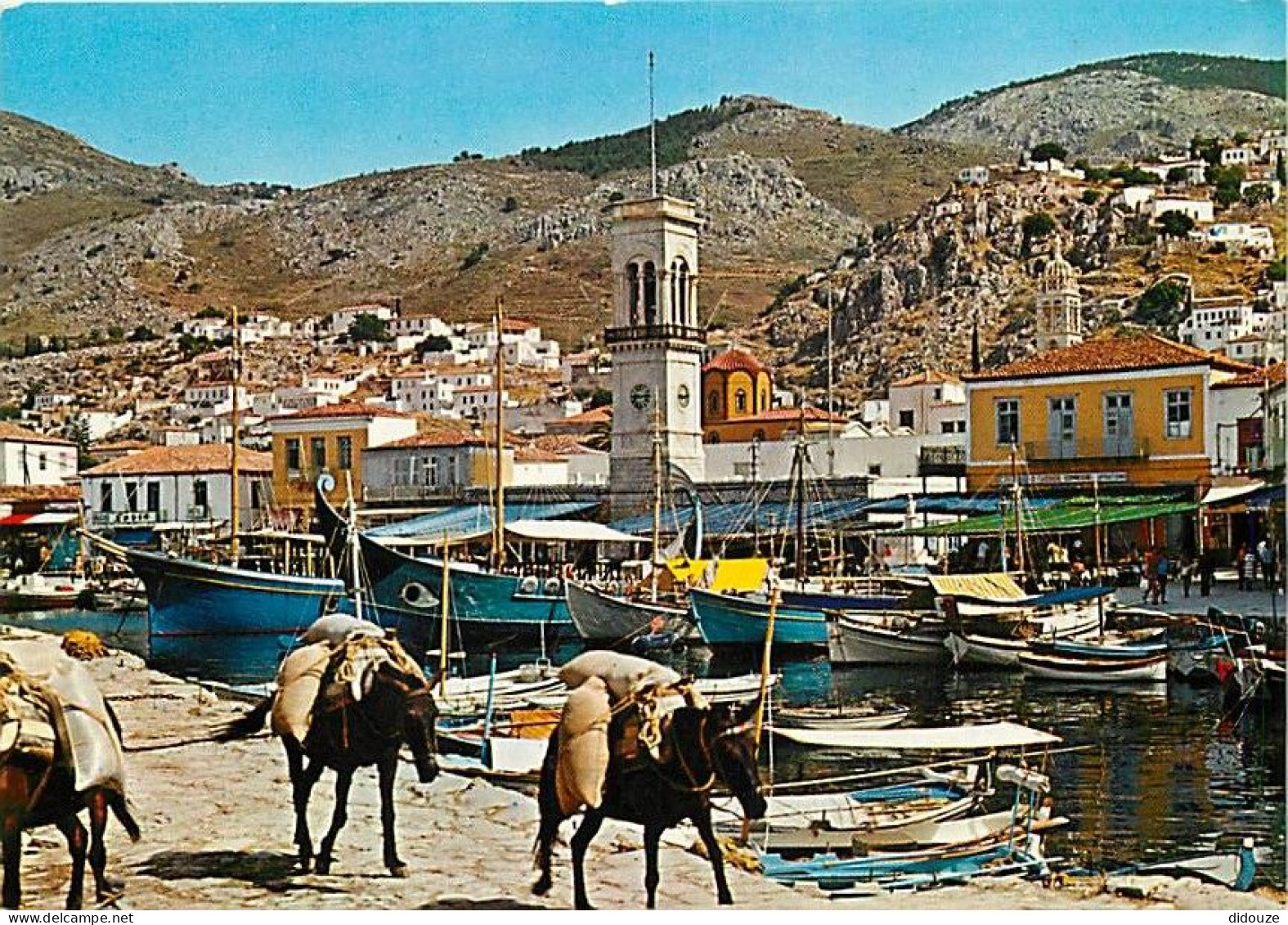 Grèce - Ile De Hydra - Vue Partielle - Anes - Carte Neuve - CPM - Voir Scans Recto-Verso - Griechenland