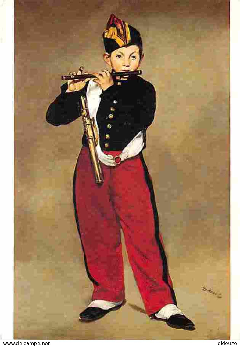 Art - Peinture - Efouard Manet - Le Fifre - CPM - Voir Scans Recto-Verso - Malerei & Gemälde