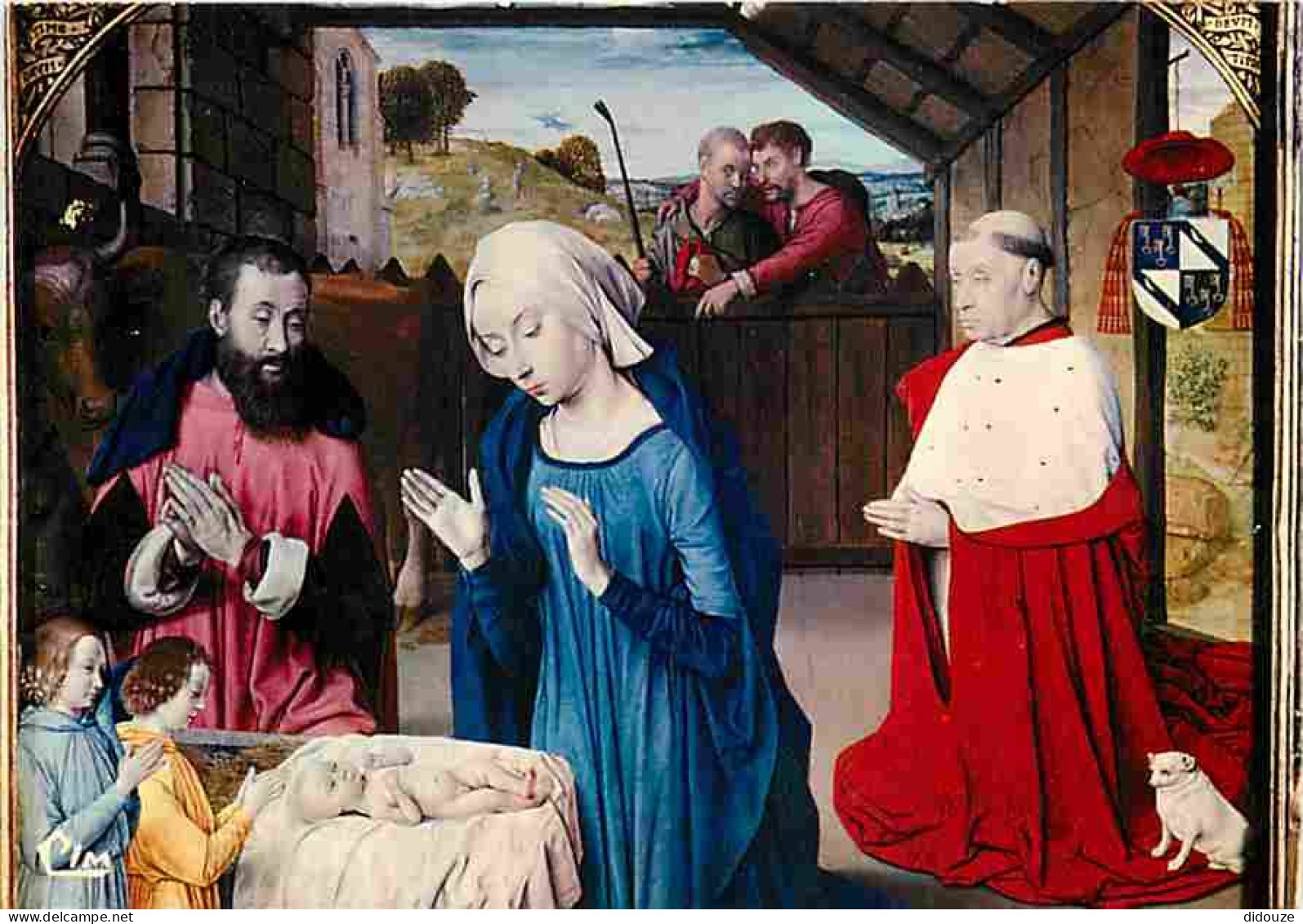 Art - Peinture Religieuse - Autun - Musée Rolin - La Nativité - CPM - Voir Scans Recto-Verso - Schilderijen, Gebrandschilderd Glas En Beeldjes