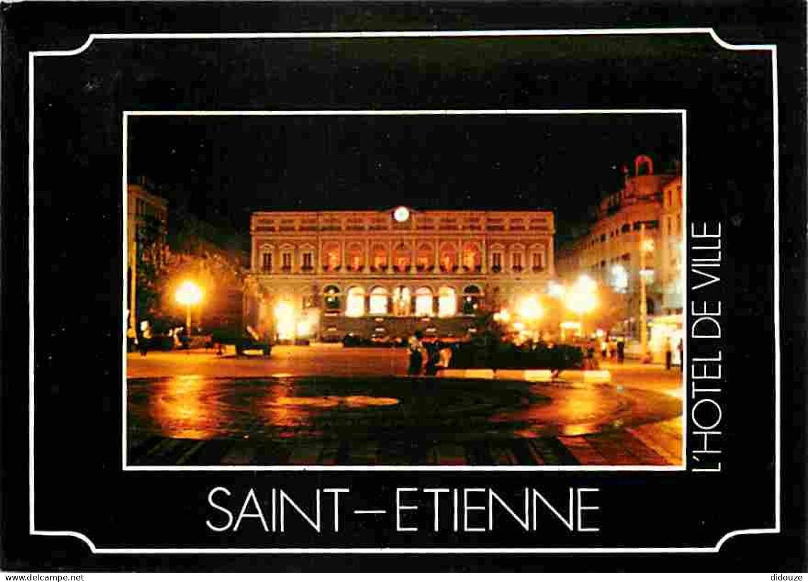 42 - Saint-Etienne - Hotel De Ville - Vue De Nuit - CPM - Voir Scans Recto-Verso - Saint Etienne