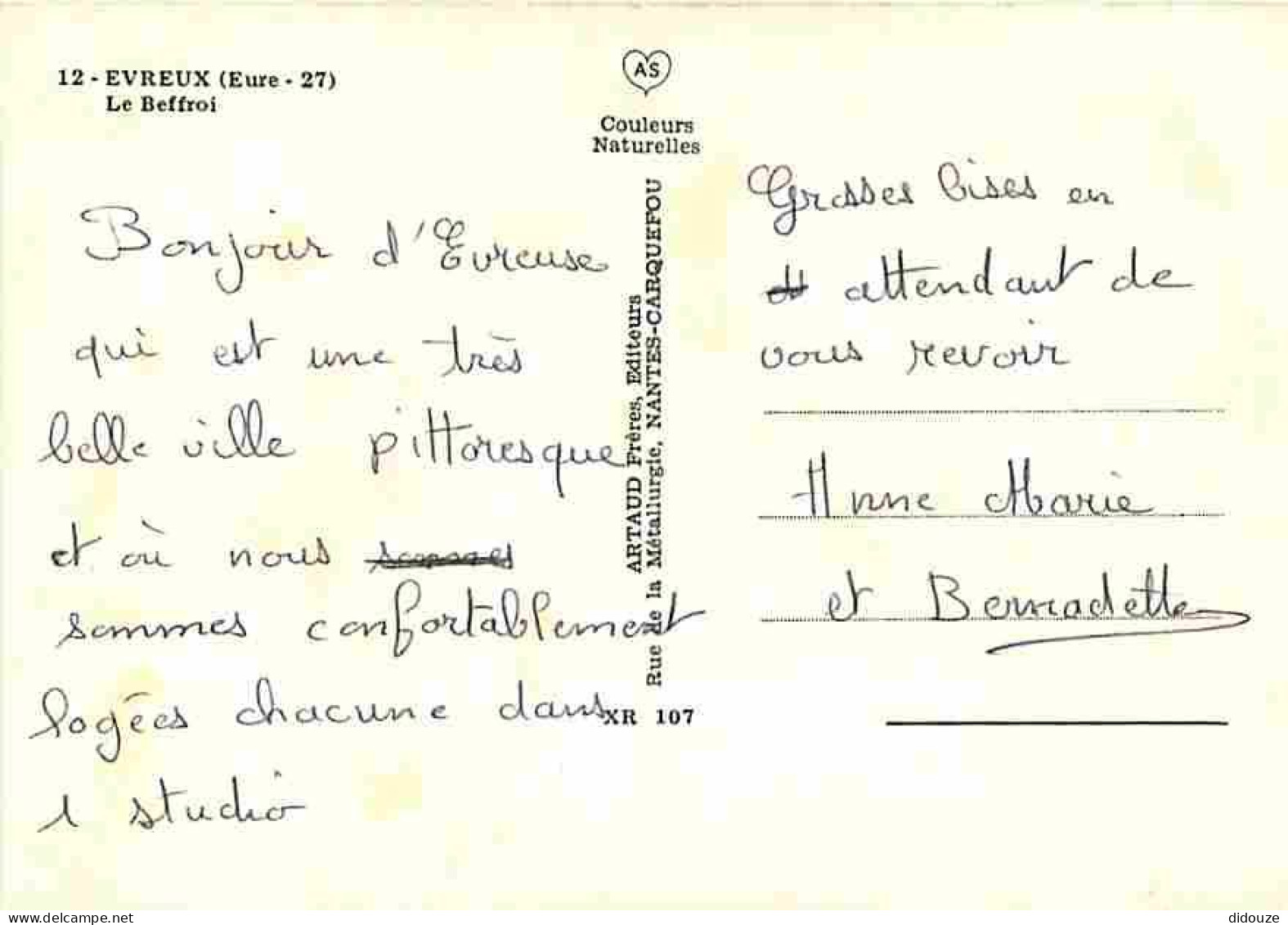 27 - Evreux - Le Beffroi - Fleurs - CPM - Voir Scans Recto-Verso - Evreux