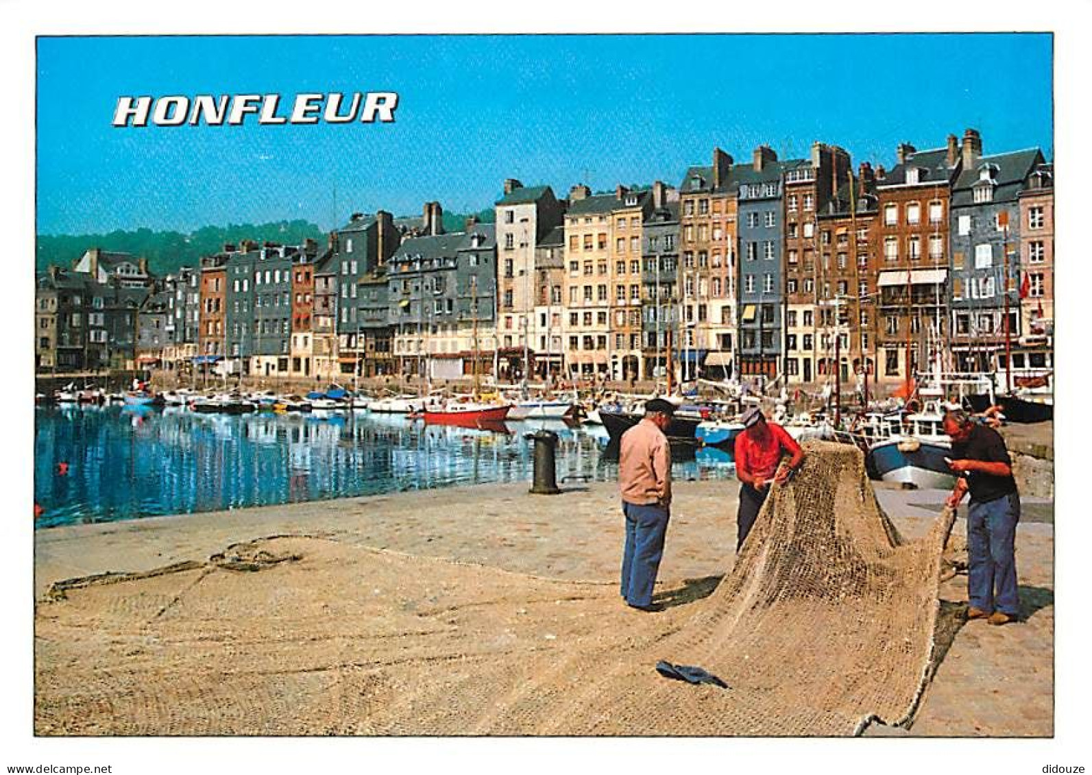 14 - Honfleur - Ravaudage Des Filets Près Du Vieux Bassin - Carte Neuve - CPM - Voir Scans Recto-Verso - Honfleur