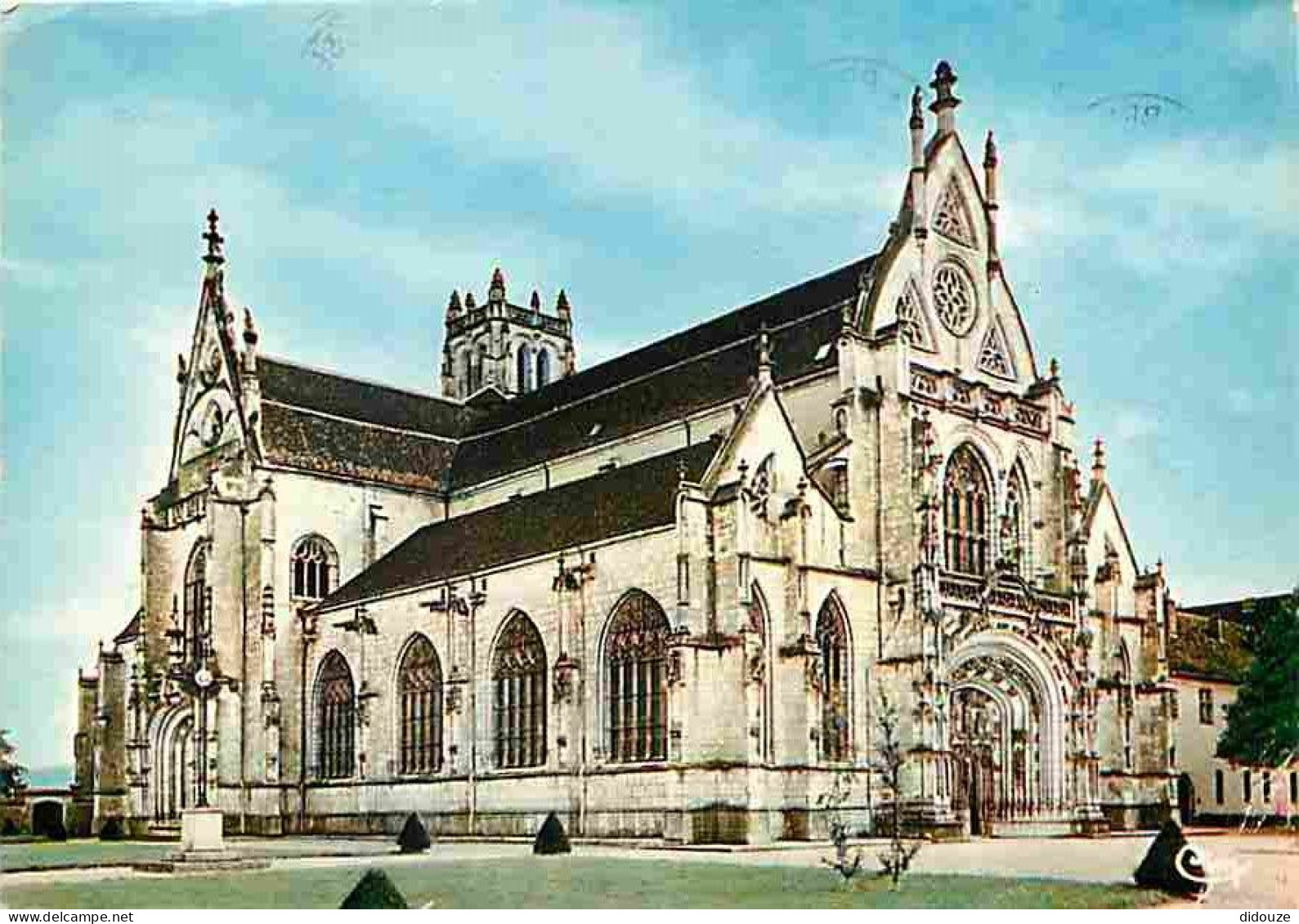 01 - Bourg En Bresse - Eglise De Brou - Flamme Postale - CPM - Voir Scans Recto-Verso  - Eglise De Brou