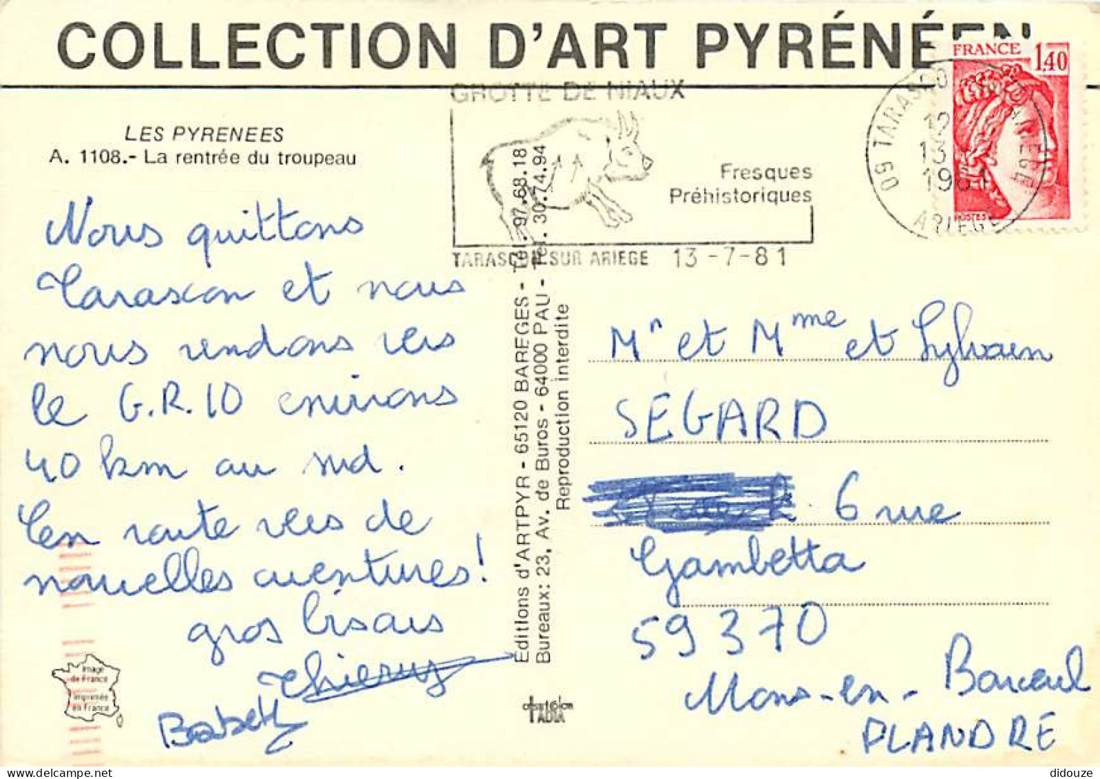 Animaux - Moutons - Pyrénées - La Rentrée Du Troupeau - CPM - Voir Scans Recto-Verso - Autres & Non Classés
