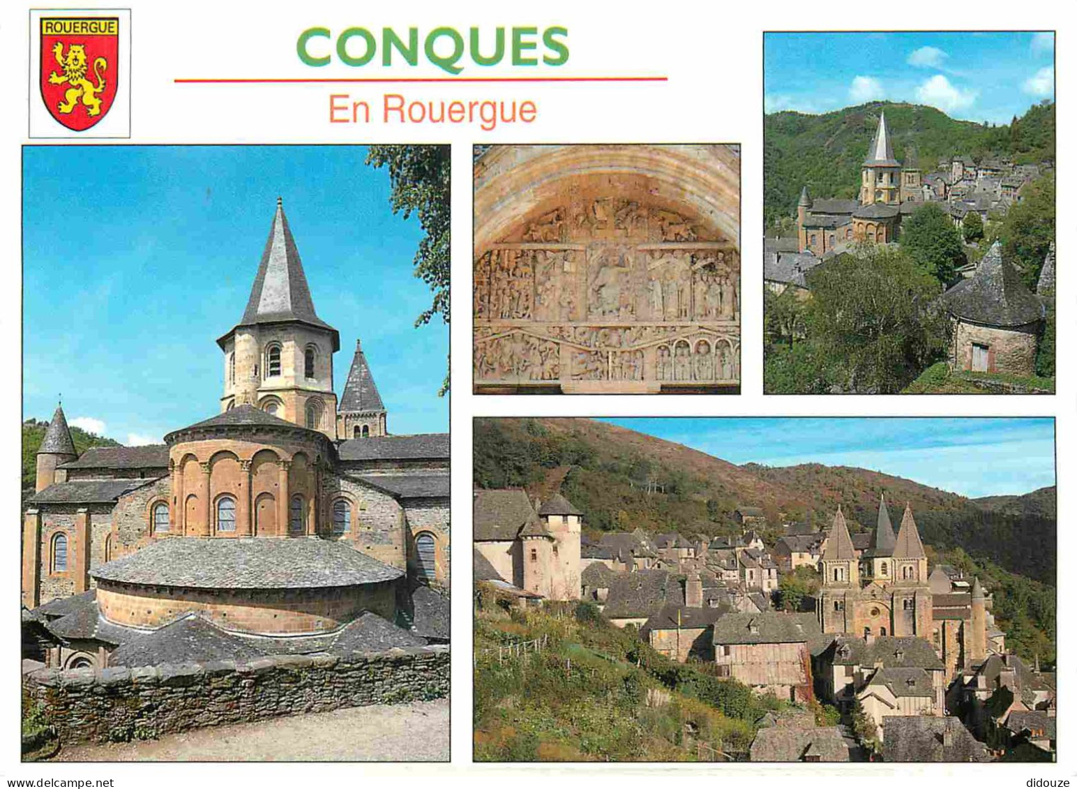 12 - Conques En Rouergue - Multivues - CPM - Voir Scans Recto-Verso - Sonstige & Ohne Zuordnung