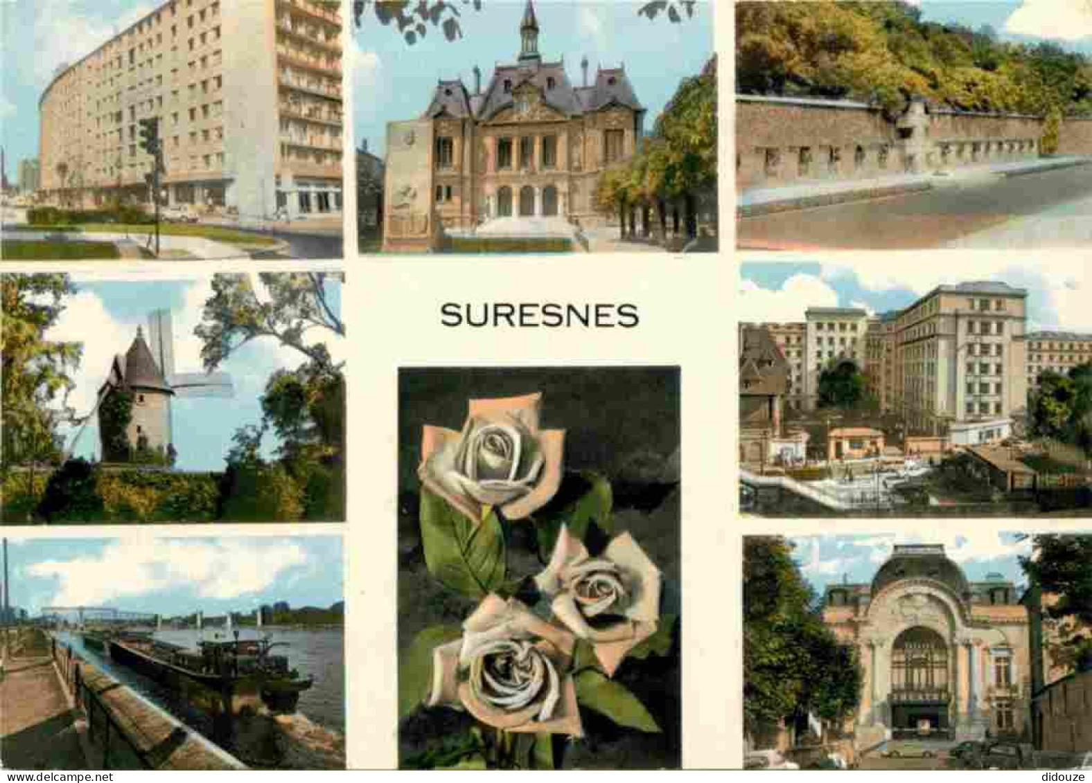 92 - Suresnes - Multivues - Fleurs - Roses - CPM - Voir Scans Recto-Verso - Suresnes