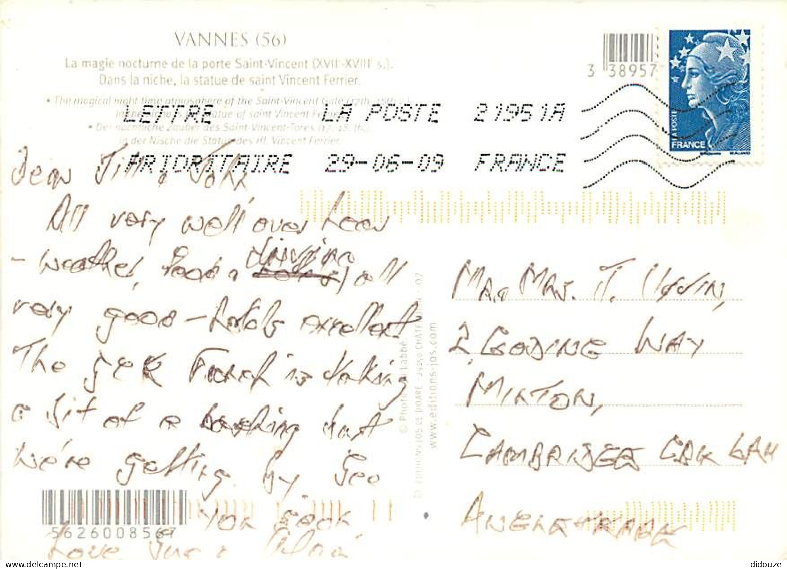 56 - Vannes - CPM - Voir Scans Recto-Verso - Vannes