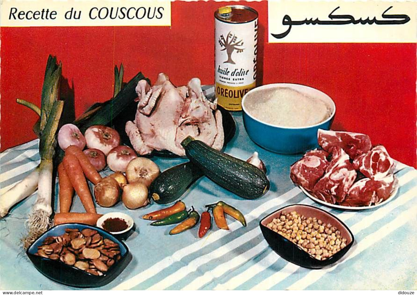 Recettes De Cuisine - Gastronomie - CPM - Voir Scans Recto-Verso - Recettes (cuisine)