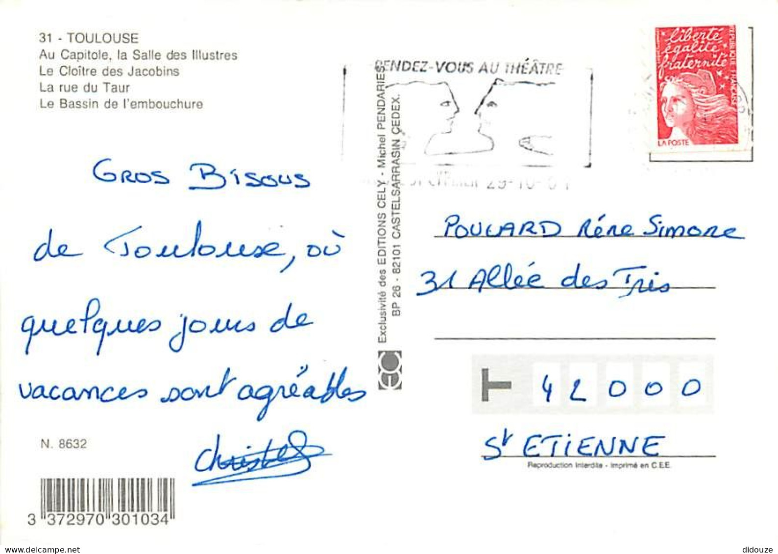 31 - Toulouse - CPM - Voir Scans Recto-Verso - Toulouse