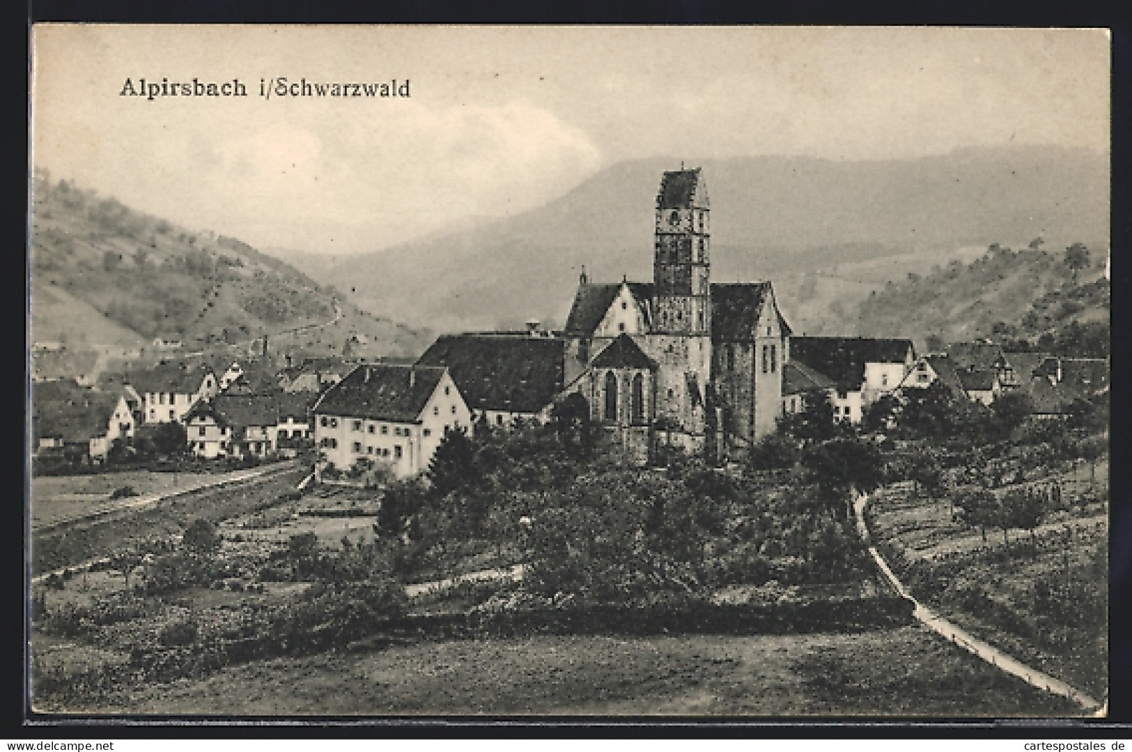 AK Alpirsbach / Schwarzwald, Kirche Am Ortsrand  - Alpirsbach