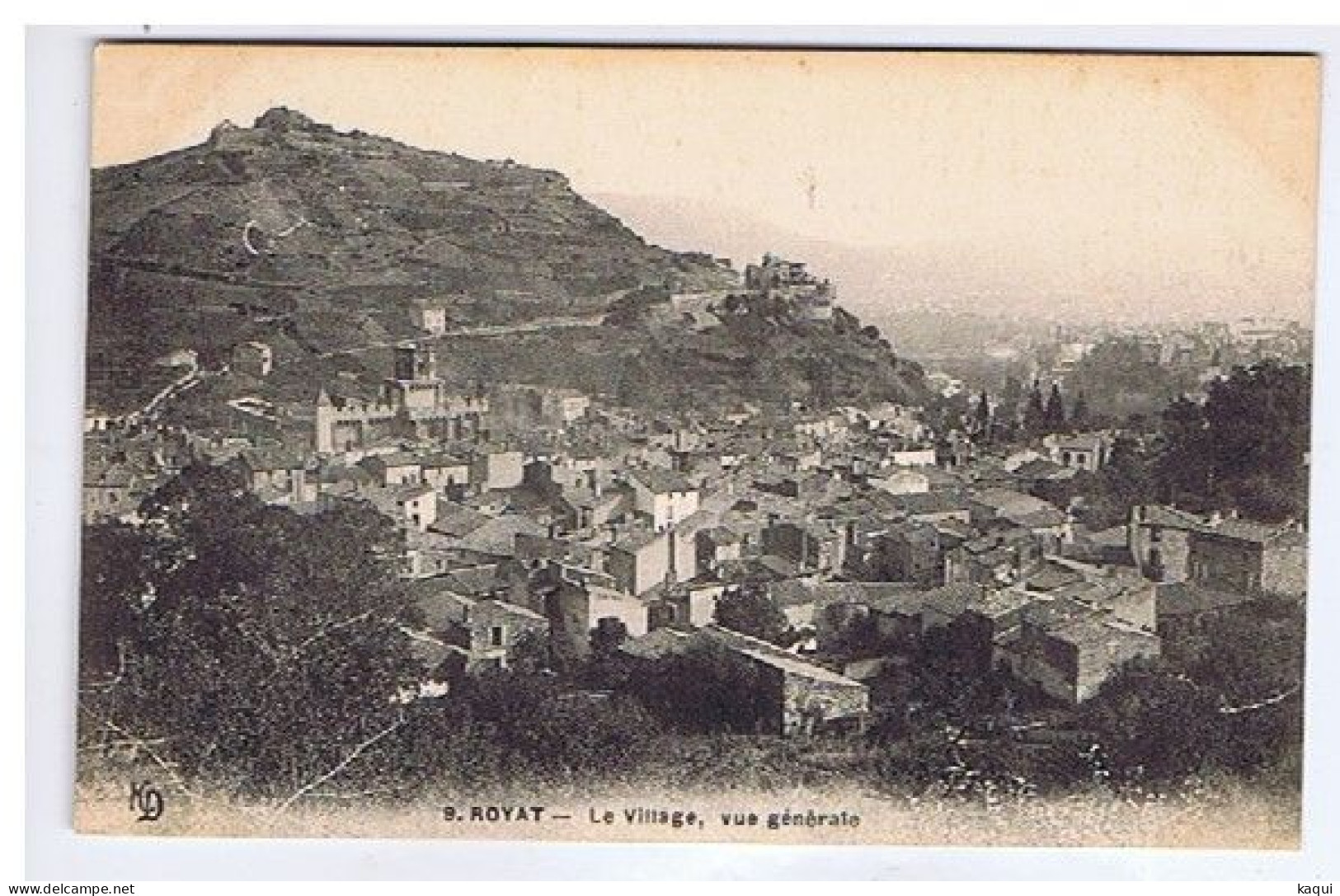 PUY De DÔME - ROYAT - Le Village, Vue Générale - KD N° 9 - Royat