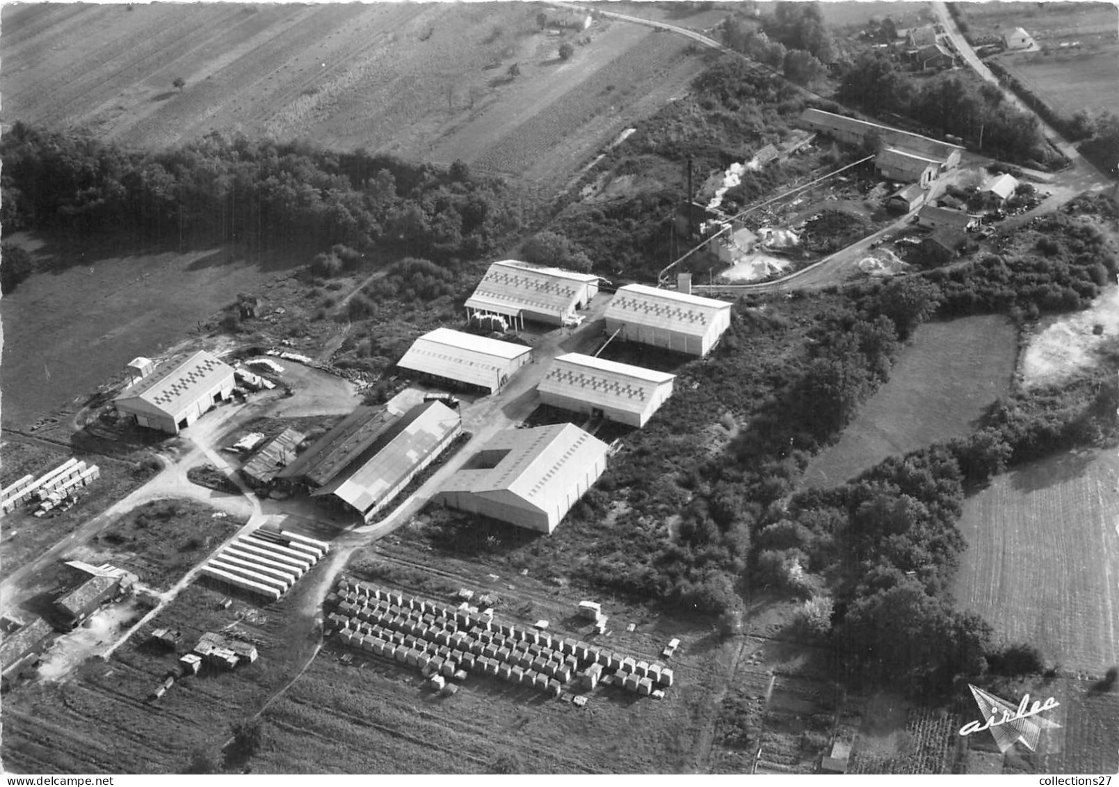 33-SAINT-SEURIN-SUR-L'ISLE- VUE AERIENNE DES ETS BENTEJAC - Sonstige & Ohne Zuordnung