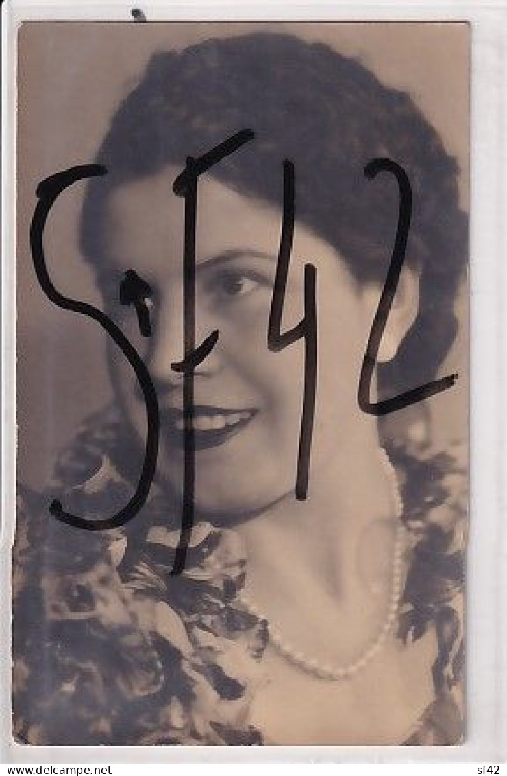 GENAS         CARTE PHOTO   FLORENCE  1936 - Other & Unclassified