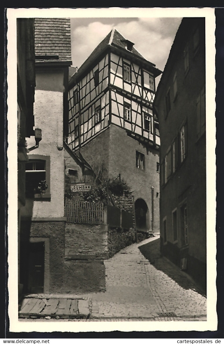 AK Bad Wimpfen Am Neckar, Strasse Marktgasse Mit Schuhgeschäft Von Bernh. Laumann  - Bad Wimpfen