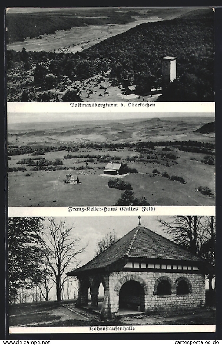 AK Oberkochen, Volkmarsbergturm, Franz-Keller-Haus  - Autres & Non Classés