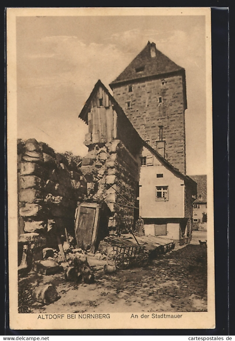 AK Altdorf Bei Nürnberg, An Der Stadtmauer  - Nürnberg