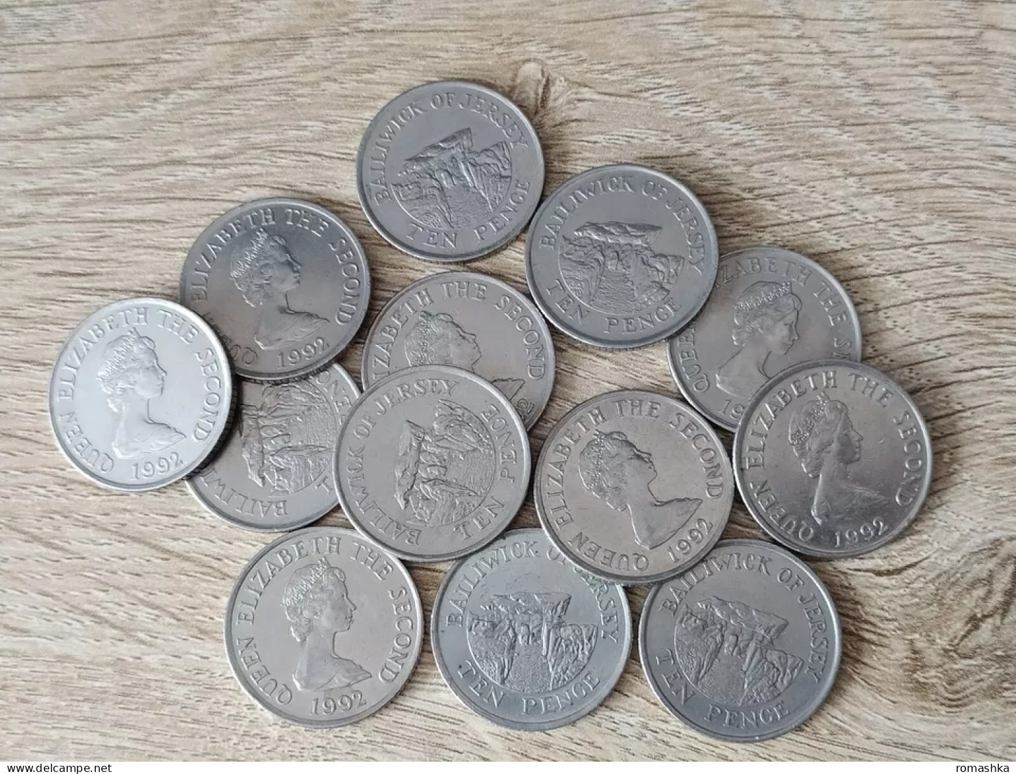 Jersey 10 Pence 1992 Price For One Coin - Jersey