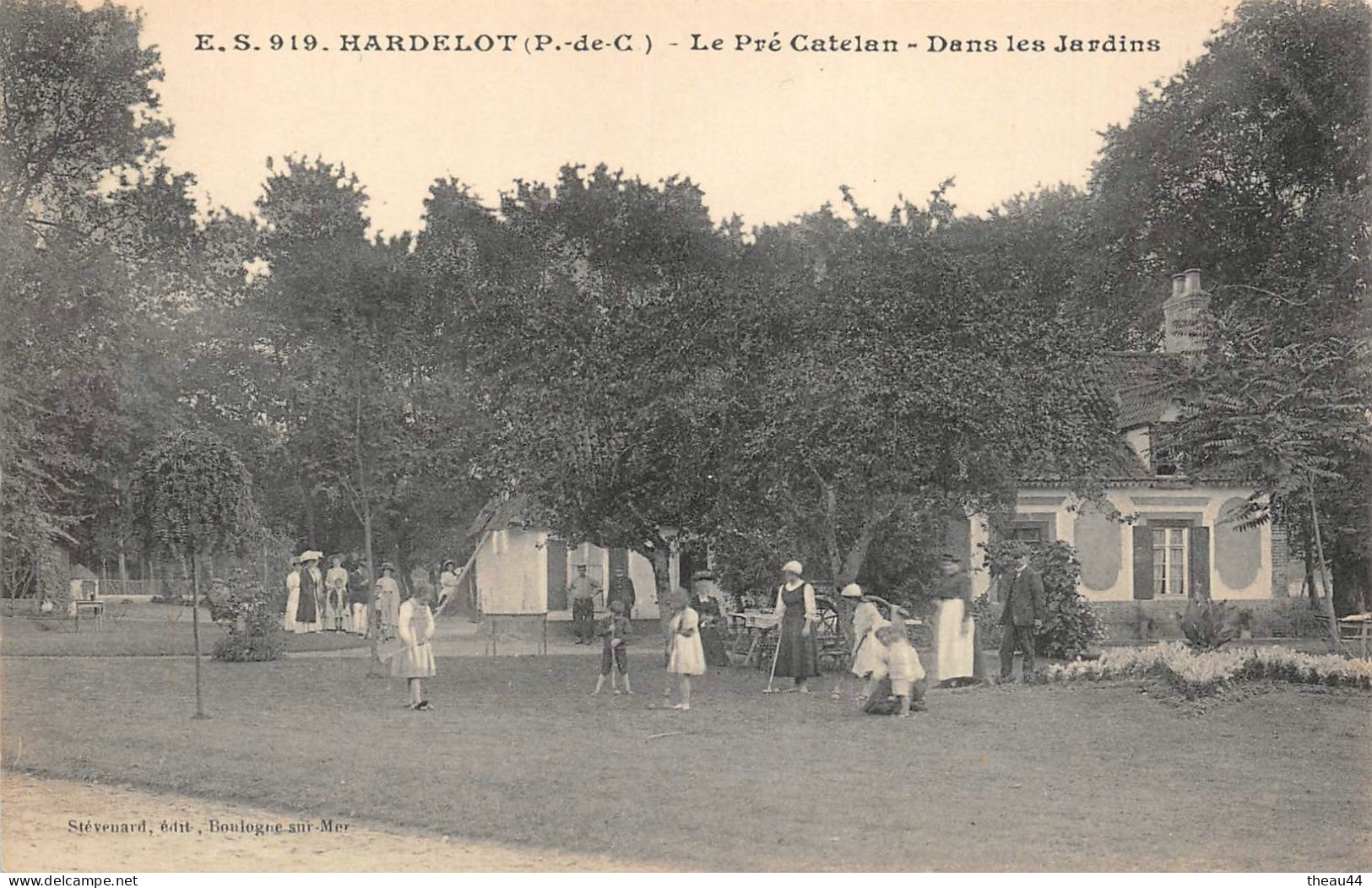 ¤¤   -   HARDELOT   -  Le Pré-Catelan  -  Dans Les Jardins  -  Une Partie De Croquet      -   ¤¤ - Sonstige & Ohne Zuordnung