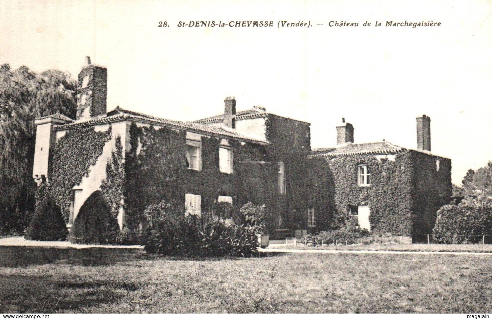 St Denis La Chevasse : Château De La Marchegaizière - Altri & Non Classificati