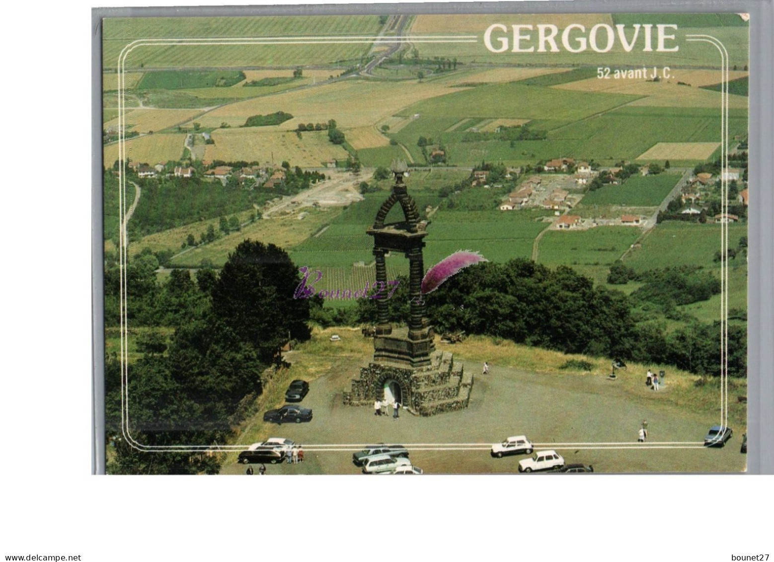 PLATEAU DE GERGOVIE 63 - Monument Commémoratif De La Victoire De Vercingétorix Sur Jules César - Otros & Sin Clasificación