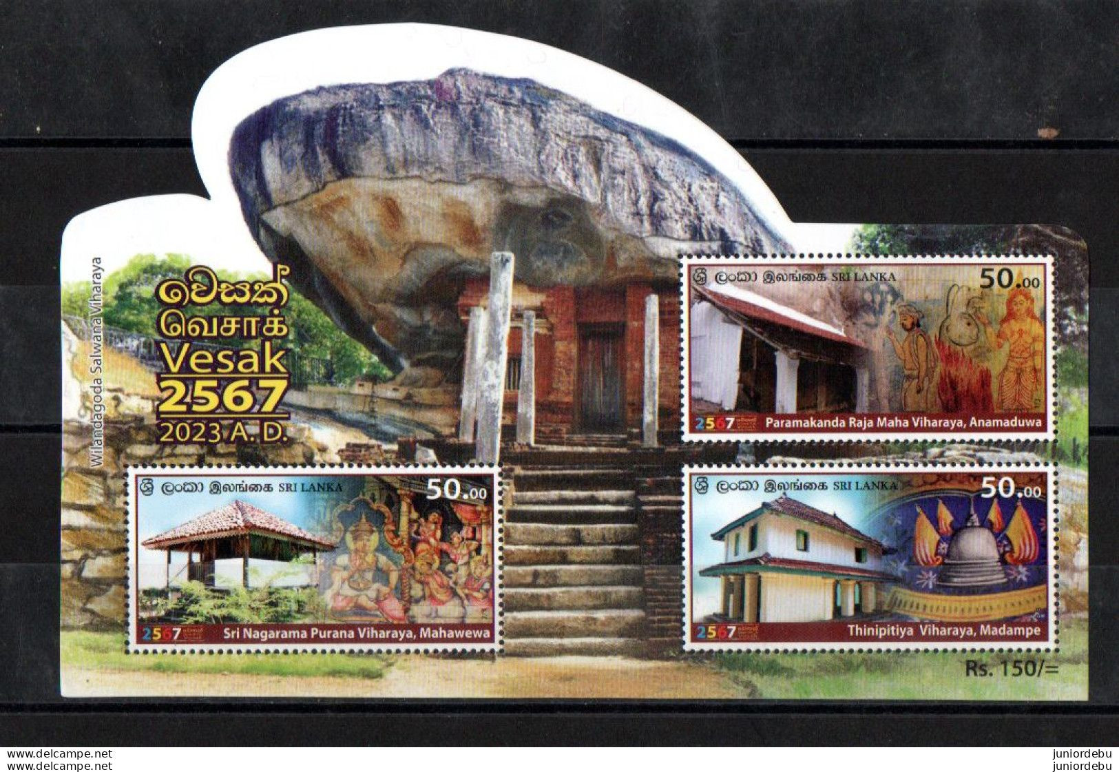 Sri Lanka - 2023 - Vesak - Miniature Sheet - MNH. ( Buddha, Buddhism ) ( CP 45 ) ( OL 27/09/2023) - Sri Lanka (Ceylan) (1948-...)