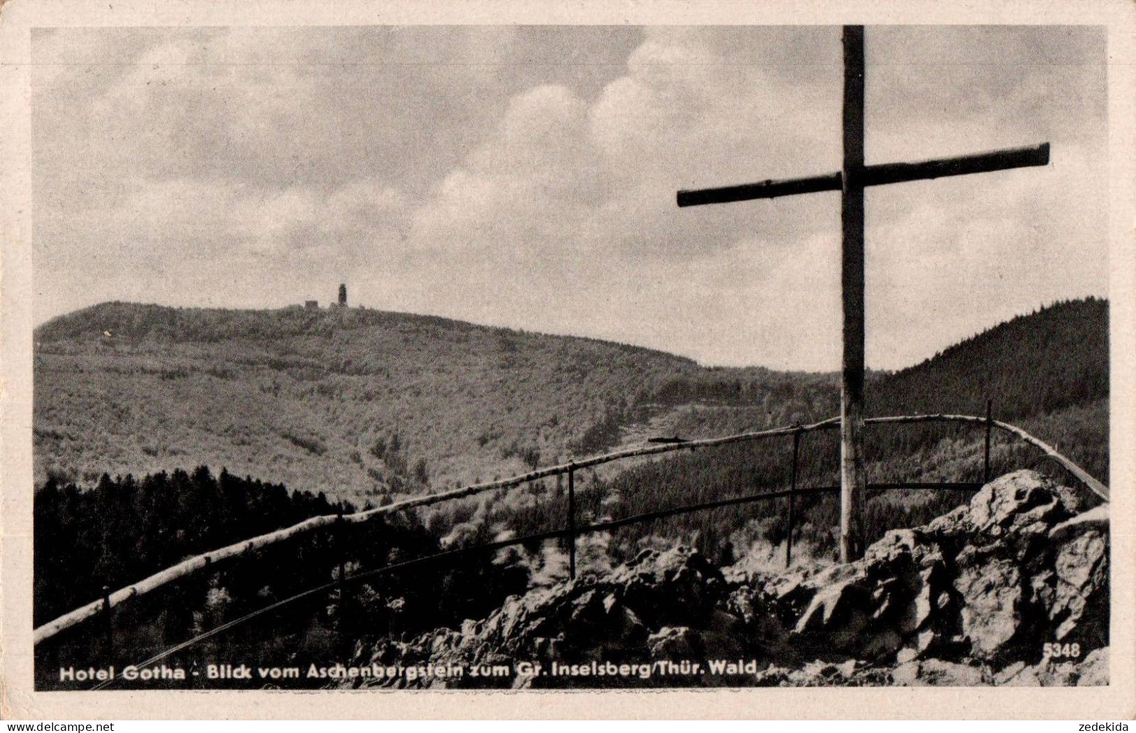 H2278 - Großer Inselsberg Hotel Gotha - Verlag Erhard Neubert - Waltershausen