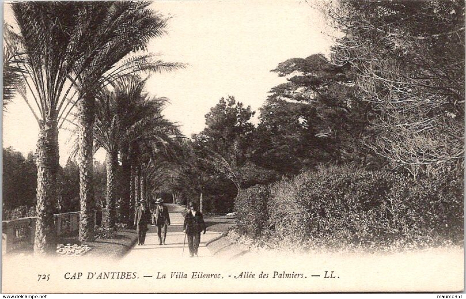 06 ANTIBES - Villa Eilenroc Allée Des Palmiers - Autres & Non Classés