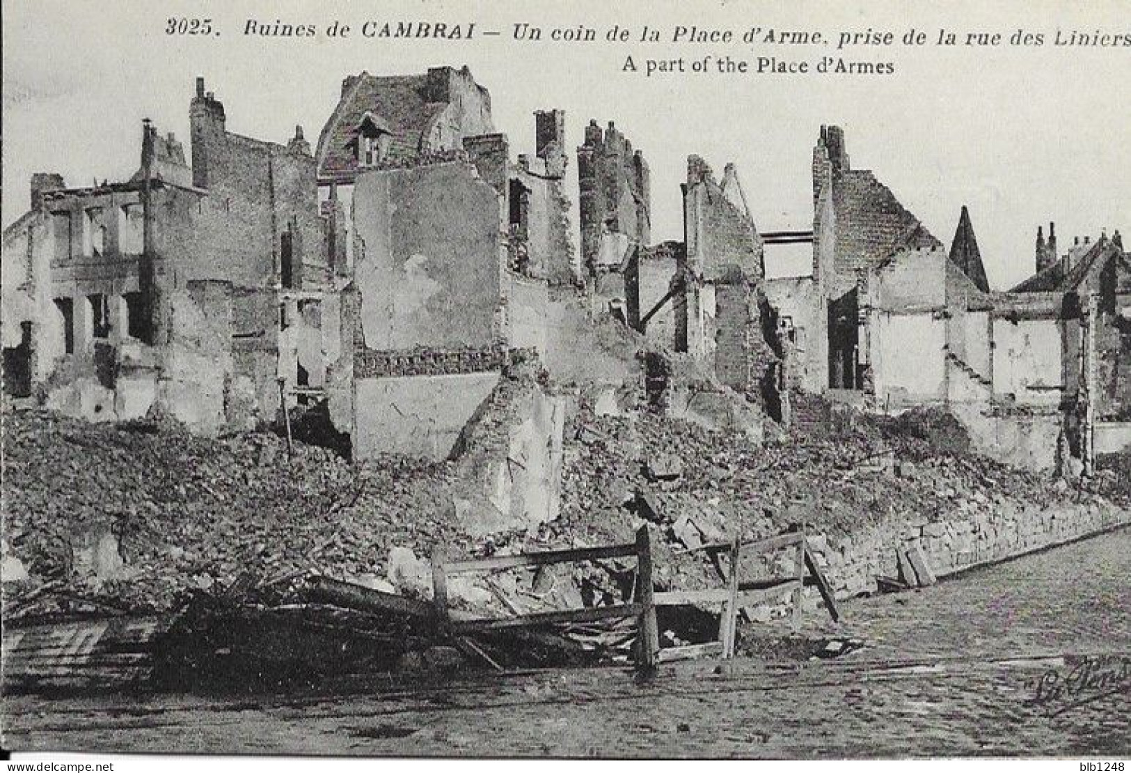 [59] Nord > Ruines De Cambrai Un Coin De La Place D'arme - Cambrai