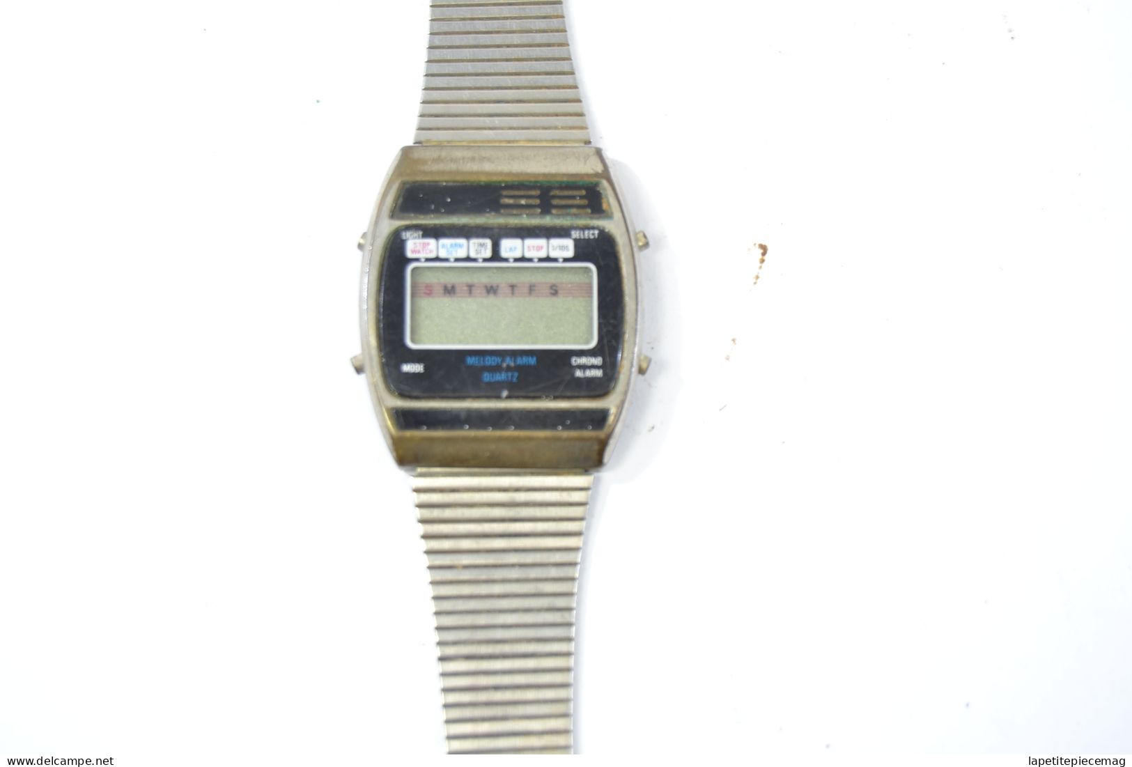 Ancienne Montre Melody Alarm Quartz Hong Kong Années 1980. - Relojes Ancianos