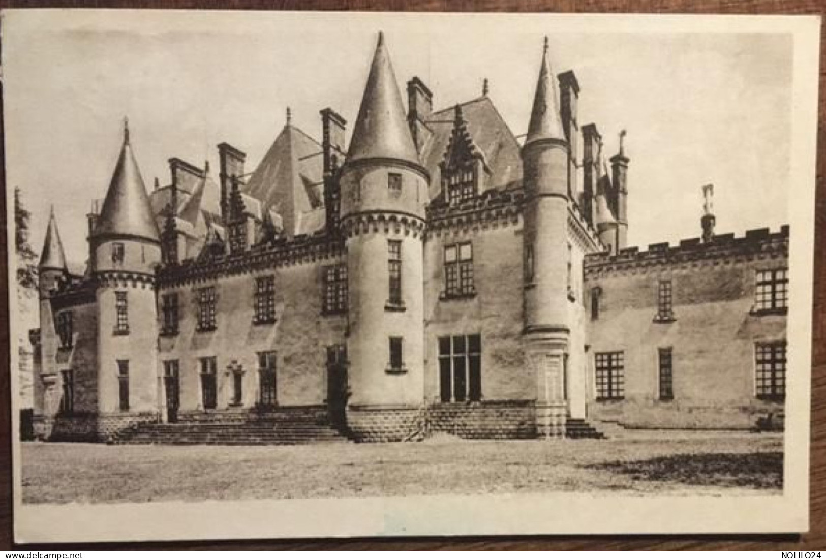 Cp 24 Dordogne, Saint-Michel De MONTAIGNE, Château De Michel MONTAIGNE, Façade Nord, écrite En 1951, éd Berjaud - Sonstige & Ohne Zuordnung