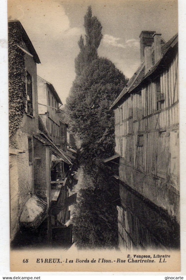 Evreux Bords De L'iton Rue Chartraine - Evreux