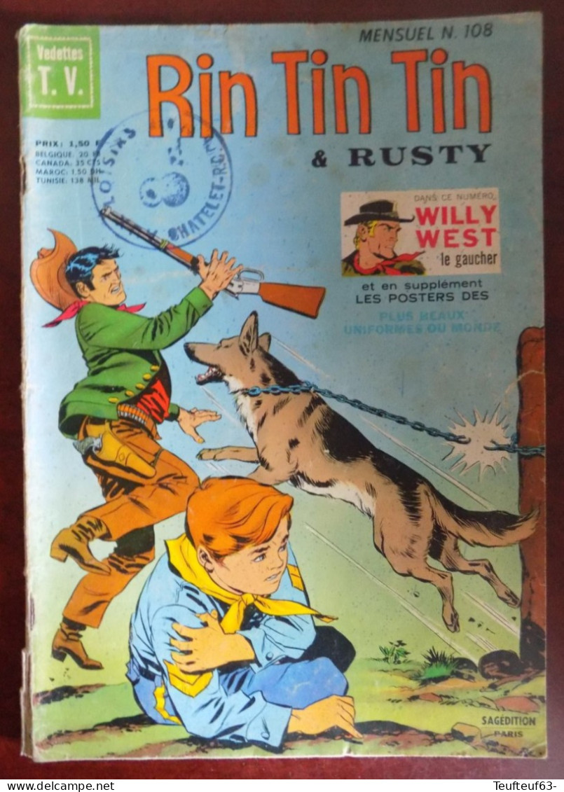 Rintintin Et Rusty N° 108 - Willy West - - Rintintin