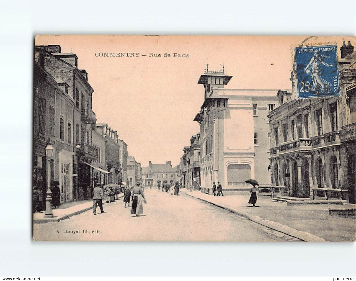 COMMENTRY : Rue De Paris - état - Commentry