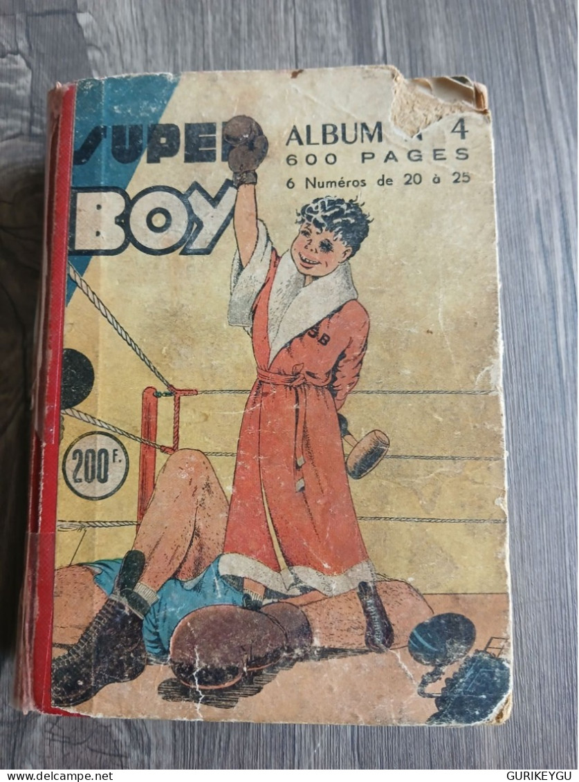 Très RARE SUPER BOY Album Reliée Reliure N° 4  ( 20.21.22.23.24.25  ) IMPERIA 1951 - Andere & Zonder Classificatie
