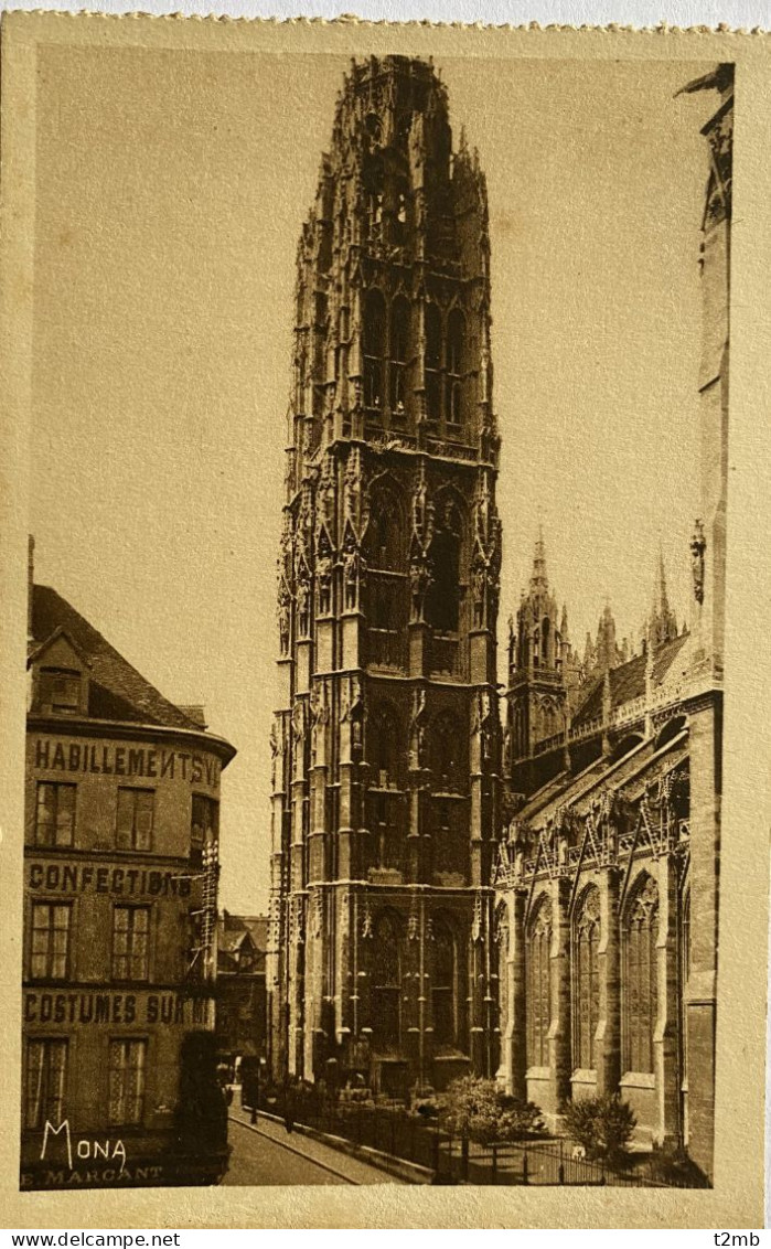 CPA (Seine Maritime) ROUEN, La Ville-Musée - Cathédrale, La Tour De Beurre - Rouen