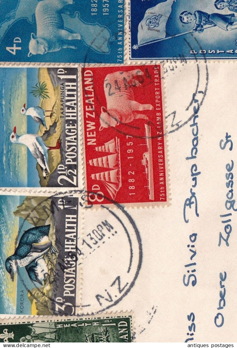 Lettre 1964 Thames New Zealand  Switzerland Ostermundigen Suisse Nouvelle Zélande - Covers & Documents