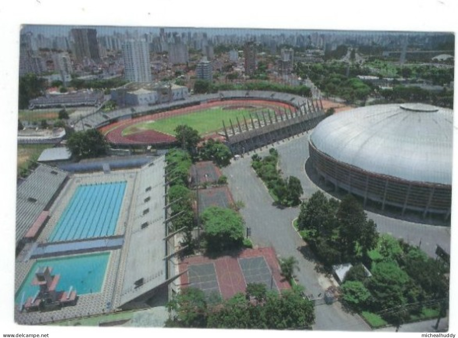 BRAZIL STADIUM  POSTCARD   SAO  PAULO - Stades