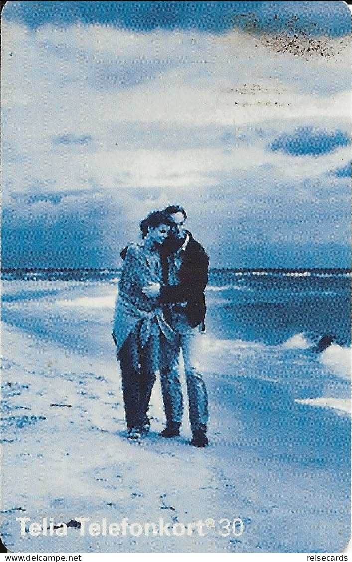 Sweden: Telia - 1994 Couple At The Beach - Sweden