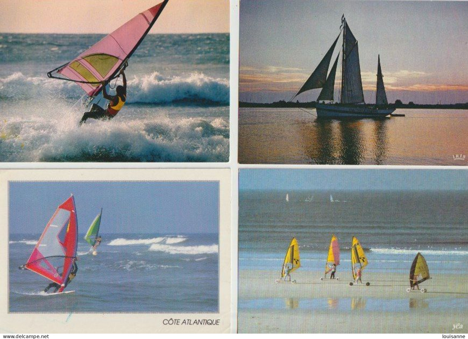 LOT  DE  24  C  P  M   -   DIVERS  VOILIERS    (  ( Toutes Scanées  )  24 /5  / 67 / - Sailing Vessels