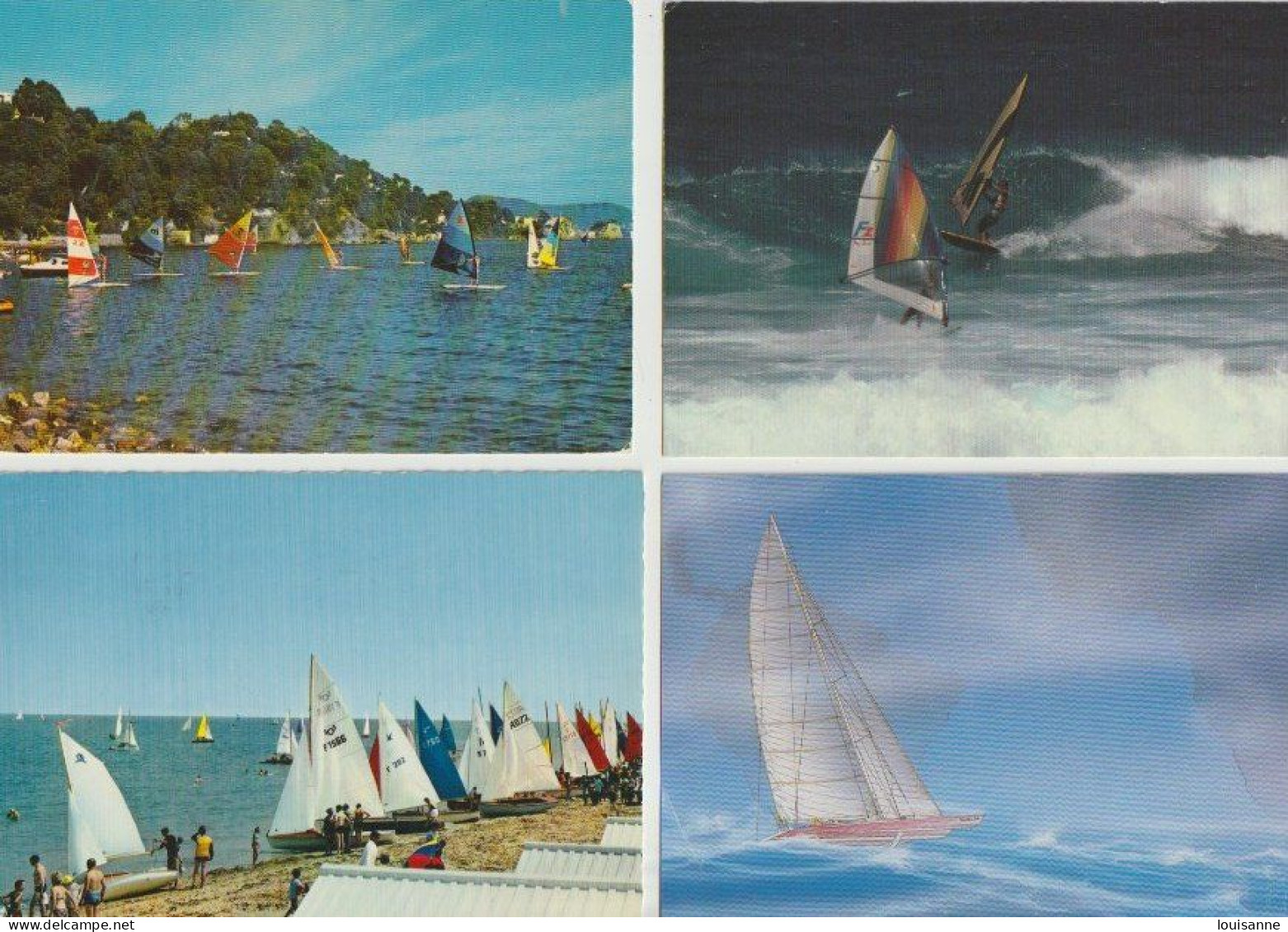 LOT  DE  24  C  P  M   -   DIVERS  VOILIERS    (  ( Toutes Scanées  )  24 /5  / 67 / - Sailing Vessels