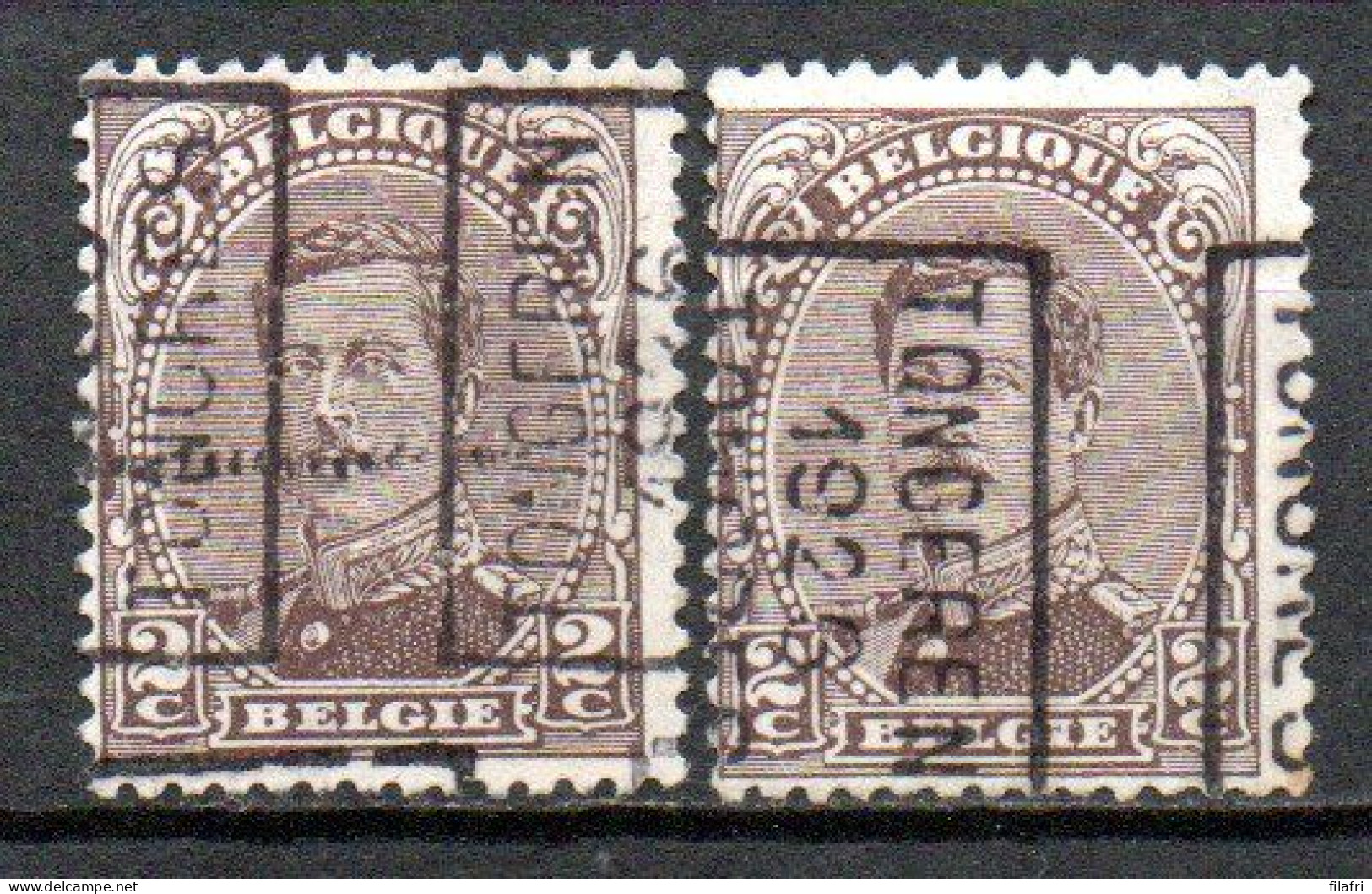 3668 Voorafstempeling Op Nr 136 - TONGEREN 1926 TONGRES - Positie A & B - Roulettes 1920-29