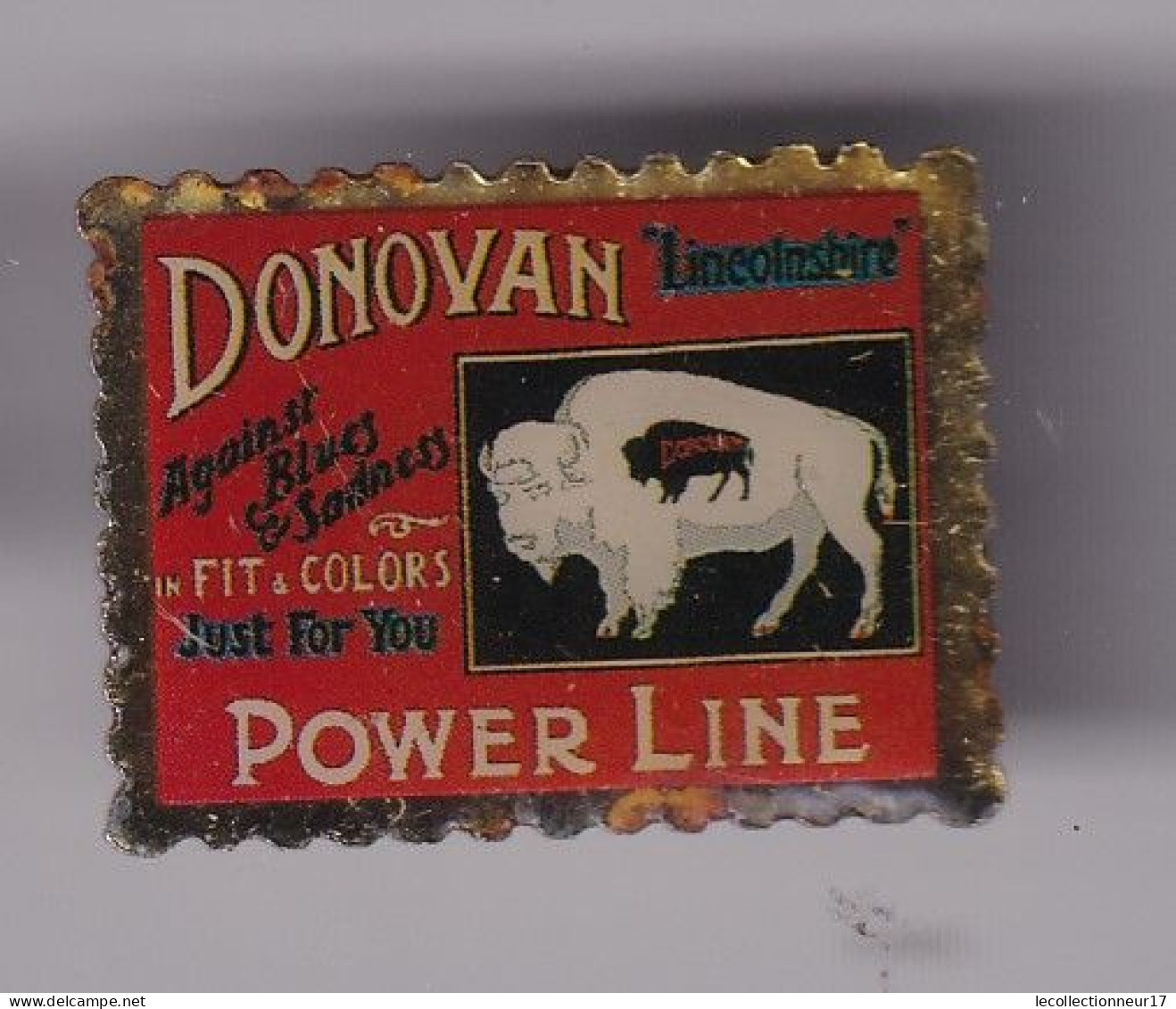 Pin's Donovan Power Line Bison Réf 8552 - Animales