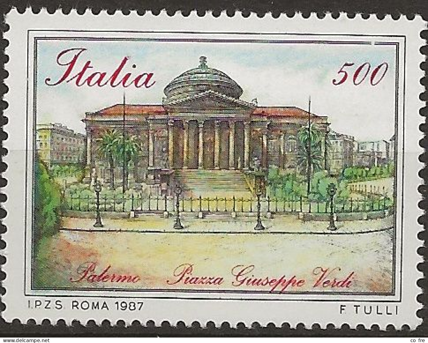 Italie N°1755** (ref.2) - 1981-90: Nieuw/plakker