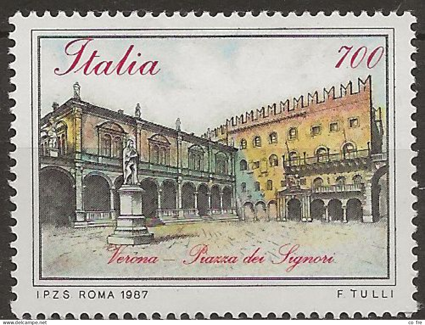 Italie N°1757** (ref.2) - 1981-90: Mint/hinged