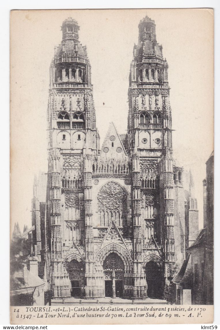 Tours - Cathédrale St-Gatien - Tours