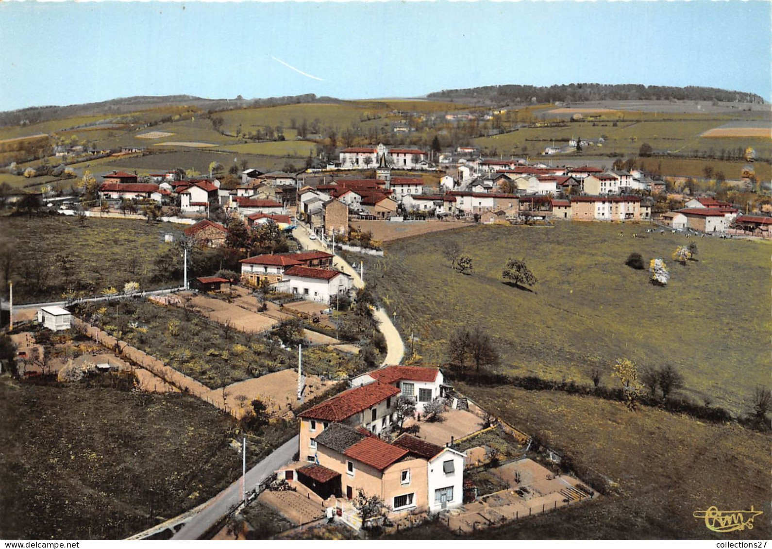 42-MONTCHAL- VUE GENERALE AERIENNE - Andere & Zonder Classificatie