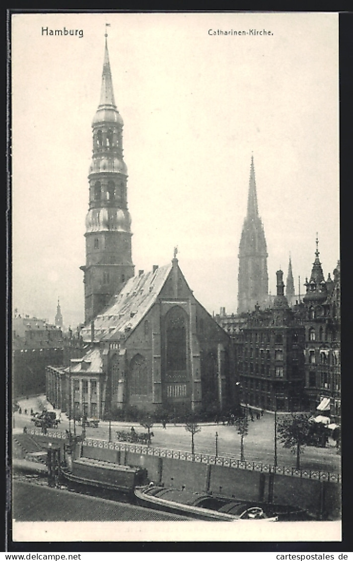 AK Hamburg-Neustadt, Die Catharinenkirche  - Mitte