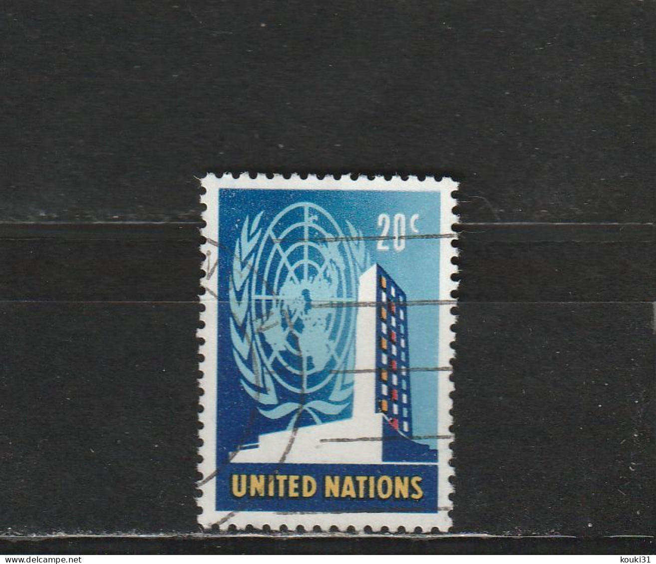 Nations Unies (New-York) YT 143 Obl : Siège De L'ONU - 1965 - Usados