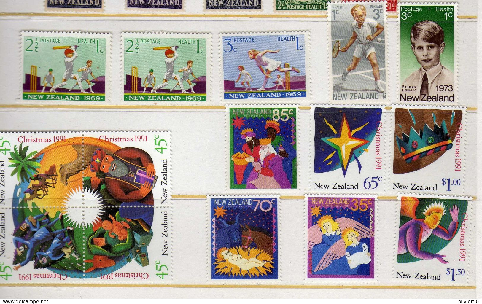 Nouvelle-Zelande - (1987-91) - Christmas - Neufs** - MNH - Unused Stamps