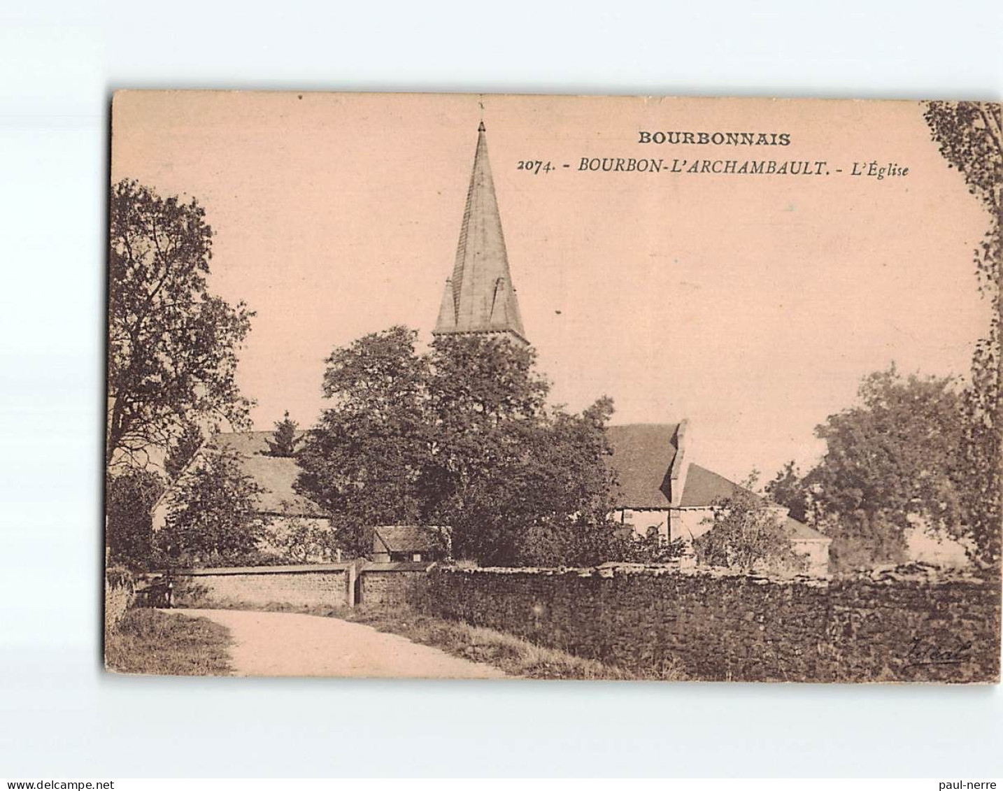 BOURBON L'ARCHAMBAULT : L'Eglise - état - Bourbon L'Archambault